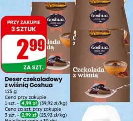 Deser czekoladowy z wiśnią Goshua