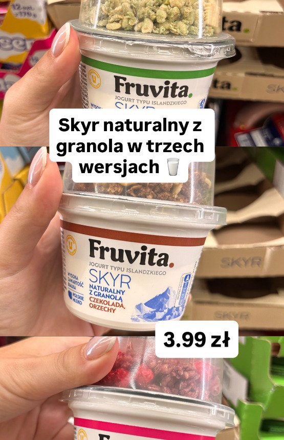 Fruvita skyr naturalny z granolą