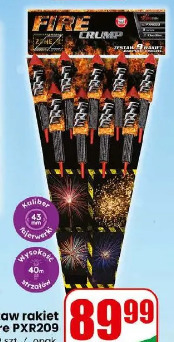 Zestaw rakiet Fire PXR209