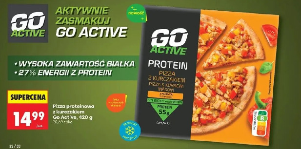 Pizza proteinowa z kurczakiem Go Active