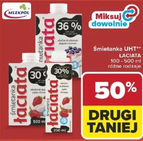 Śmietanka UHT ŁACIATA