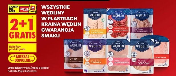 Wszystkie wędliny w plastrach Kraina Wędlin Gwarancja Smaku