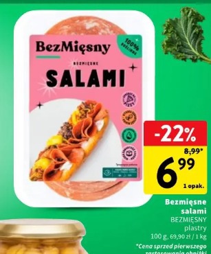 Bezmięsne salami Bezmięsny