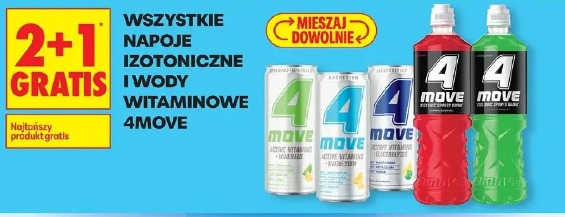 Wszystkie napoje izotoniczne i wody witaminowe 4move