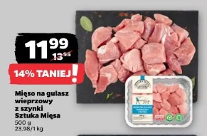 Mięso na gulasz wieprzowy z szynki Sztuka Mięsa