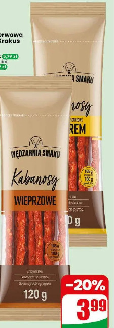 Kabanosy wieprzowe Wędzarnia Smaku