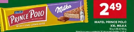 Wafel Prince Polo XXL Milka