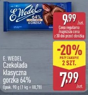 E. Wedel Czekolada klasyczna gorzka 64%