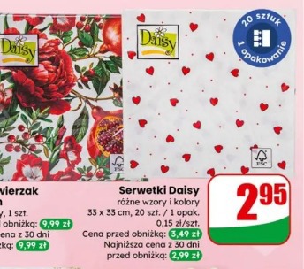 Serwetki Daisy