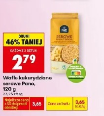 Wafle kukurydziane serowe Pano