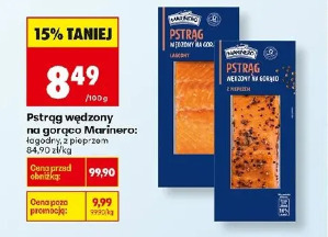 Pstrąg wędzony na gorąco Marinero: łagodny, z pieprzem