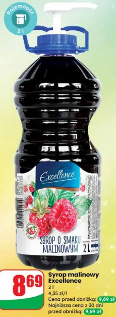 Syrop malinowy Excellence