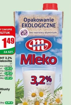 Mleko UHT 3,2% Mlekovita