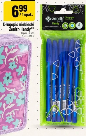 Długopis niebieski Zenith Handy