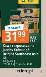 Kawa rozpuszczalna Jacobs Krönung/Origins Southeast Asia JDE