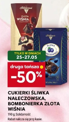 Cukierka śliwka Nałęczowska, Bombonierka złota wiśnia