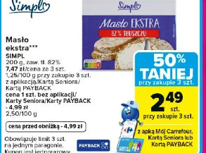 Simplo masło ekstra