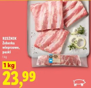 Rzeźnik Żeberka wieprzowe, paski