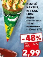 Nestlé Kaktus, Kit Kat, Lion Rożek różne rodzaje