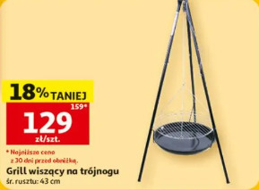Grill wiszący na trójnogu