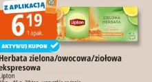 Herbata zielona/owocowa/ziołowa ekspresowa Lipton