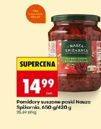 Pomidory suszone paski Nasza Spiżarnia