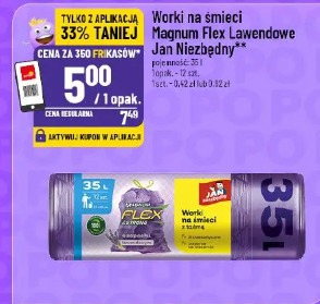 Worki na śmieci Magnum Flex Lawendowe Jan Niezbędny