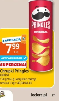 Chrupki Pringles Orbico