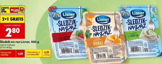 Śledzik na raz Lisner