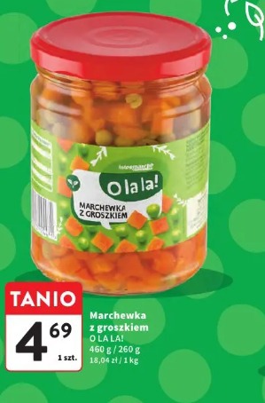 Marchewka z groszkiem O LA LA!