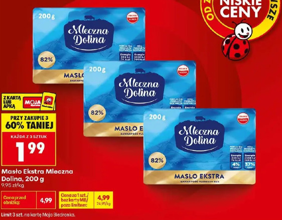 Masło Ekstra Mleczna Dolina