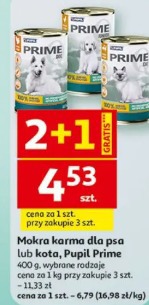 Mokra karma dla psa lub kota Pupil Prime