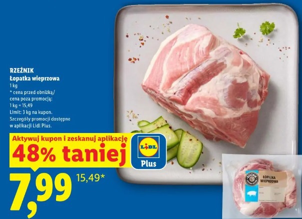 Rzeźnik łopatka wieprzowa