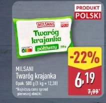 Milsani Twaróg krajanka półtłusty