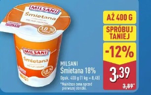 MILSANI Śmietana 18%