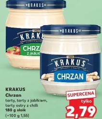 Chrzan tarty, tarty z jabłkiem, tarty z chili Krakus