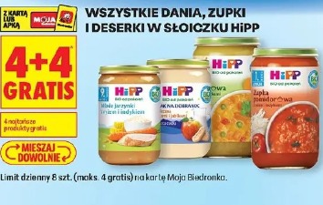 Wszystkie dania, zupki i deserki w słoiczku HiPP
