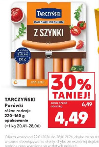 Parówki z szynki TARCZYŃSKI