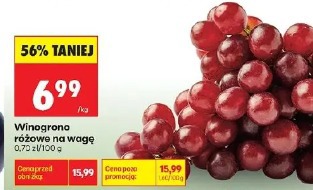 Winogrono różowe