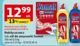 Nabłyszczacz lub sól do zmywarki Somat