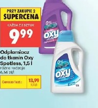 Oxy odplamiacz do tkanin w płynie 1,5 l