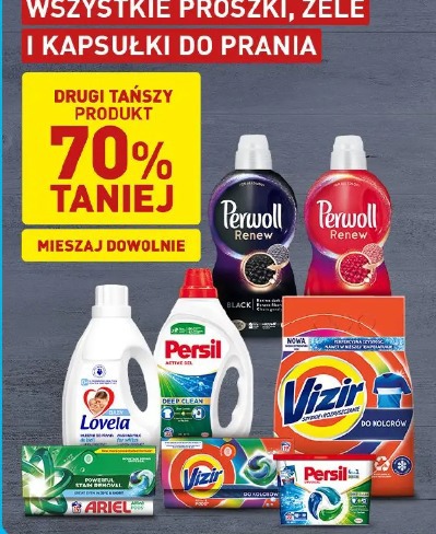 Wszystkie proszki, żele i kapsułki do prania