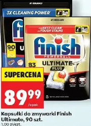 Kapsułki do zmywarki Finish Ultimate, 90 szt. lub Kapsułki do zmywarki Finish Ultimate Plus, 83 szt.