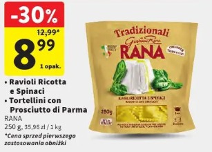 Ravioli Ricotta e Spinaci Tortellini con Prosciutto di Parma RANA