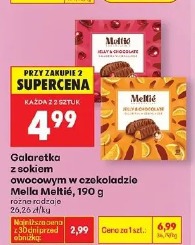 Galaretka z sokiem owocowym w czekoladzie Meltić