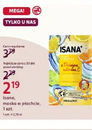 Isana maska w płachcie