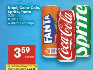 Coca-Cola, Sprite, Fanta napój