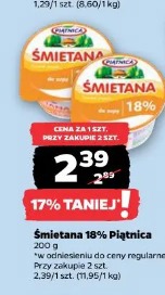 Śmietana 18% Piątnica