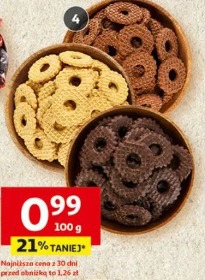 Ciastka Maja kakaowe, w polewie lub z cukrem