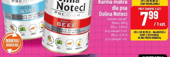 Karma mokra dla psa Dolina Noteci